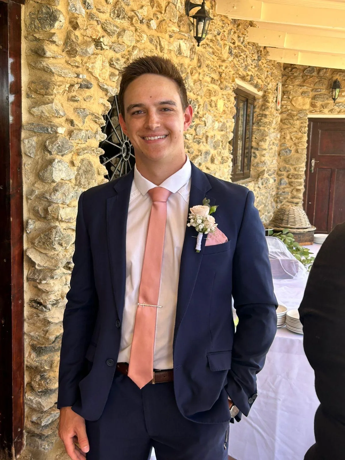 Portrait of Janko Ferreira in a suit.